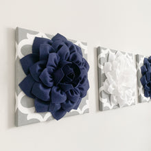 Load image into Gallery viewer, Modern Dahlia on Moroccan  Wall Decor