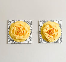 Load image into Gallery viewer, Textured Spring Rose Wall Decor Set