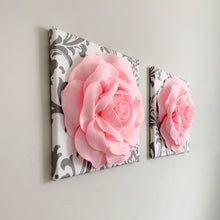 Load image into Gallery viewer, Textured Spring Rose Wall Decor Set