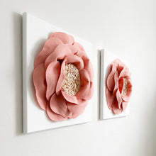 Load image into Gallery viewer, NEW DESIGN Blush Wildflower Boho Style Flower Canvas Wall Hanging Set