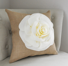 Load image into Gallery viewer, Decorative Pillow Burlap - Daisy Manor