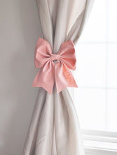 Load image into Gallery viewer, Blush Bow Curtain Tie Curtain Hold Back - Daisy Manor