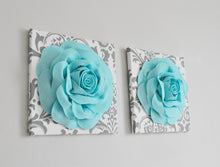 Load image into Gallery viewer, Sugar Plum Rose Wall Canvas Set of Two - Daisy Manor