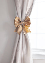 Load image into Gallery viewer, Gold Curtain Tie Backs Large Decorative Curtain Tie Backs - Daisy Manor