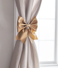 Load image into Gallery viewer, Gold Curtain Tie Backs Large Decorative Curtain Tie Backs - Daisy Manor