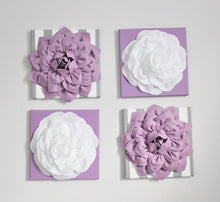 Load image into Gallery viewer, Lilac and White Nursery Wall Art - Daisy Manor