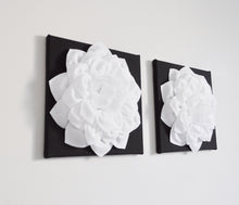 Load image into Gallery viewer, Black and White Wall Art Canvas Set - Daisy Manor