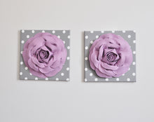 Load image into Gallery viewer, Lilac and Gray Rose Wall Decor - Daisy Manor