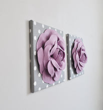 Load image into Gallery viewer, Lilac and Gray Rose Wall Decor - Daisy Manor