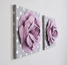 Load image into Gallery viewer, Lilac and Gray Rose Wall Decor - Daisy Manor