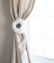 Load image into Gallery viewer, Poppy Flower Curtain Tie Back Set - Daisy Manor