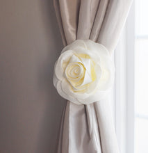Load image into Gallery viewer, Ivory Rose Curtain Tie Back - Daisy Manor