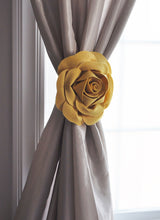 Load image into Gallery viewer, Mellow Yellow Rose Curtain Tieback - Daisy Manor