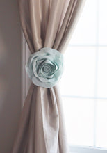 Load image into Gallery viewer, Light Blue Rose Curtain Tieback - Daisy Manor