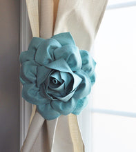Load image into Gallery viewer, Dahlia Flower Curtain Tie Back Set of Two - Daisy Manor
