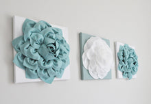 Load image into Gallery viewer, Dusty Blue and White - Daisy Manor