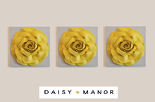 Load image into Gallery viewer, Mellow Yellow Roses on Gray Canvas - Daisy Manor