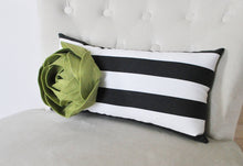 Load image into Gallery viewer, Peony Flower Lumbar Pillow - Daisy Manor