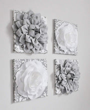 Load image into Gallery viewer, Gray Damask Wall Decor - Daisy Manor