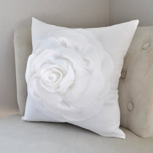 Load image into Gallery viewer, White Decorative Pillow - Daisy Manor