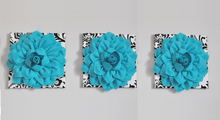 Load image into Gallery viewer, White with Black Damask Decor - Daisy Manor