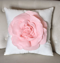 Load image into Gallery viewer, Light Pink Throw Pillow - Daisy Manor