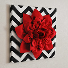 Load image into Gallery viewer, Black Chevron Wall Decor - Daisy Manor