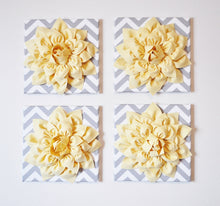 Load image into Gallery viewer, Floral Gray and White Canvas Wall Art Sets - Daisy Manor
