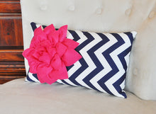 Load image into Gallery viewer, Hot Pink Lumbar Pillow - Daisy Manor