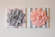 Load image into Gallery viewer, Lilac / Grey Stripe Wall Decor - Daisy Manor