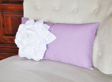 Load image into Gallery viewer, Lilac Lumbar Pillow - Daisy Manor