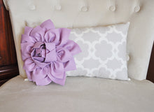 Load image into Gallery viewer, Lilac Lumbar Pillow - Daisy Manor