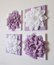 Load image into Gallery viewer, Lilac and White Floral Wall Art - Daisy Manor