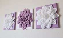 Load image into Gallery viewer, Lilac and White Floral Wall Art - Daisy Manor