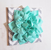 Load image into Gallery viewer, Mint and Hot Pink Wall Hanging - Daisy Manor