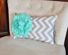 Load image into Gallery viewer, Mint Lumbar Pillow - Daisy Manor