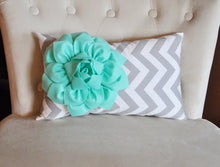 Load image into Gallery viewer, Mint Lumbar Pillow - Daisy Manor