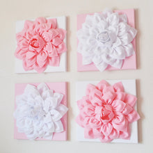 Load image into Gallery viewer, Light Pink Flower Nursery Canvas Art - Daisy Manor
