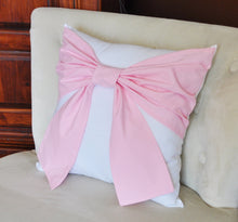 Load image into Gallery viewer, Pink Bow Pillow - Daisy Manor