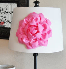 Load image into Gallery viewer, Gray Dahlia Lampshade Flower Accessory Magnet -Lamp Shade Flower Embellishment- New Collection - Daisy Manor