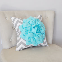 Load image into Gallery viewer, Teal Decorative Pillow - Daisy Manor