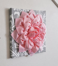 Load image into Gallery viewer, Gray Damask Wall Flower - Daisy Manor