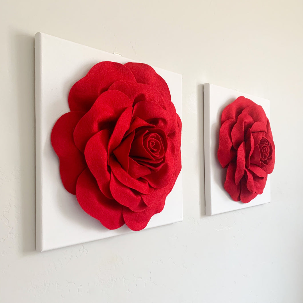 Red Rose Wall Decor