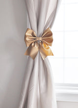 Load image into Gallery viewer, Gold Curtain Tie Backs Large Decorative Curtain Tie Backs - Daisy Manor
