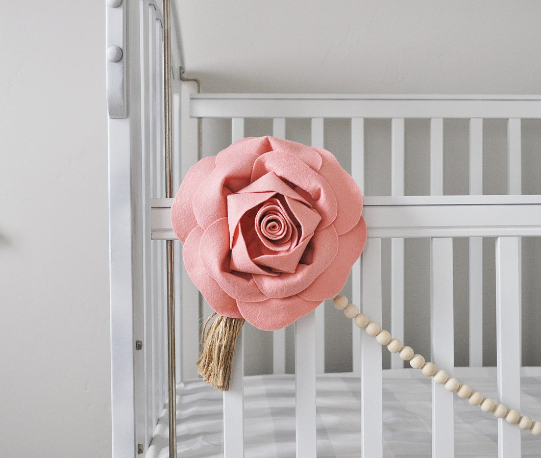 Blush Rose Baby Crib Accessories - Daisy Manor