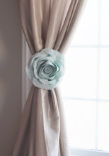 Load image into Gallery viewer, Light Blue Rose Curtain Tieback - Daisy Manor
