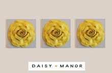 Load image into Gallery viewer, Mellow Yellow Roses on Gray Canvas - Daisy Manor
