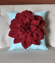 Load image into Gallery viewer, Ruby Red Throw Pillow - Daisy Manor
