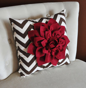 Pillows, Red Pillow, Decorative Throw Pillows,Throw Pillow, Blue Pillows, Decorative Pillows, Cushions, Autumn Decor, Flowe - Daisy Manor