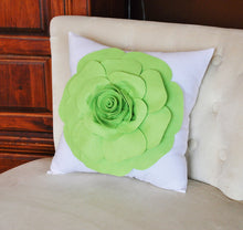 Load image into Gallery viewer, Green Decorative Pillow - Daisy Manor

